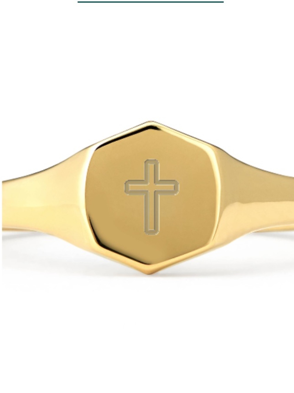 Kendra scott DAVIS SIGNET RING IN 18K GOLD VERMEIL